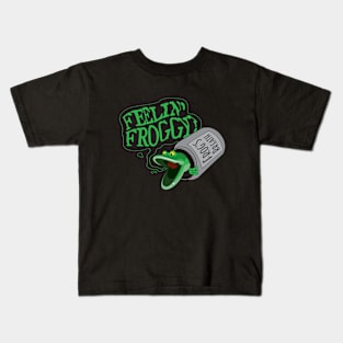 Feelin' Froggy? Goth Frog Kids T-Shirt